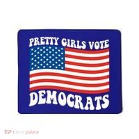 Pretty Girls Vote Democrats Mousepad thumb 0