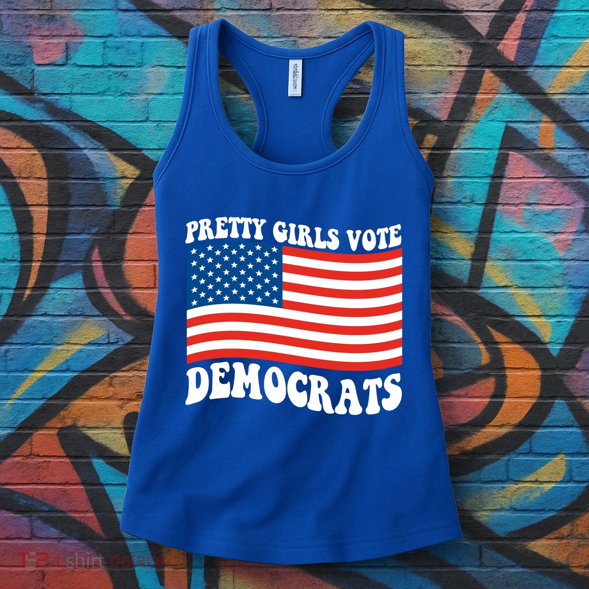 Pretty Girls Vote Democrats Women's Tank Top