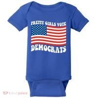 Pretty Girls Vote Democrats Baby Bodysuit thumb 0