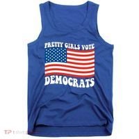 Pretty Girls Vote Democrats Tank Top thumb 0