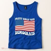 Pretty Girls Vote Democrats Tank Top thumb 2