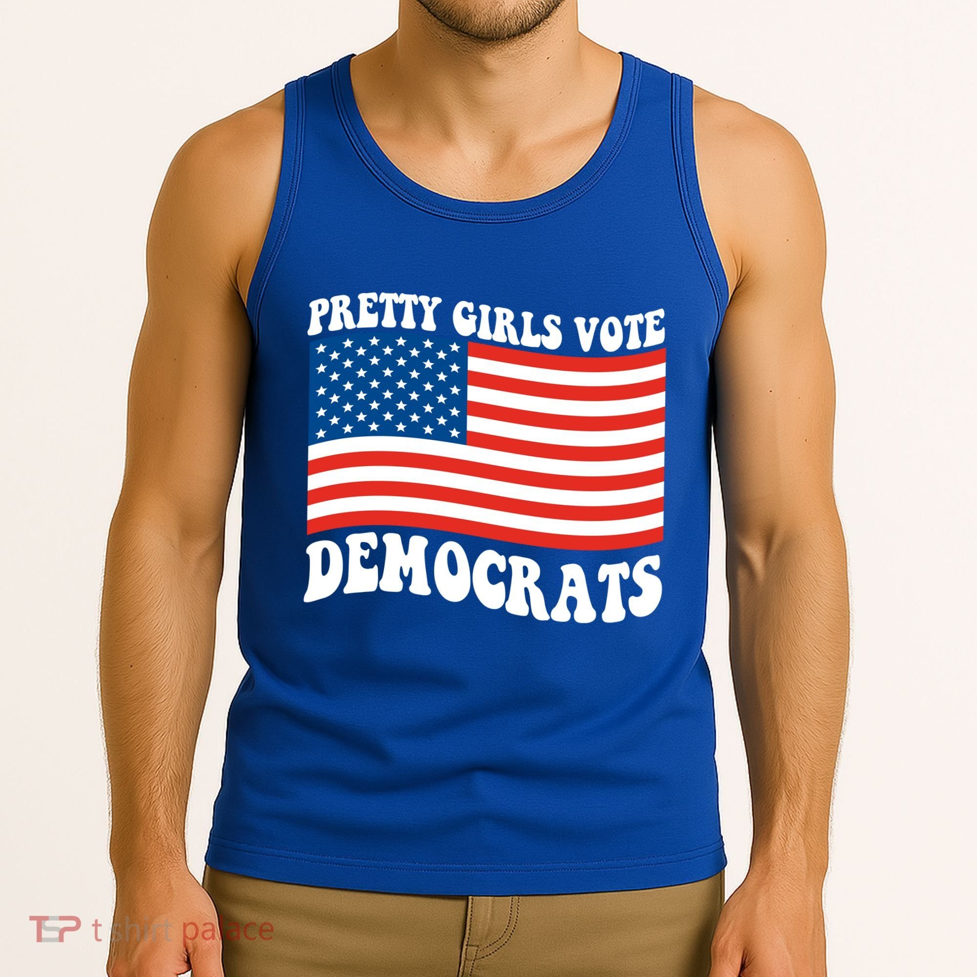 Pretty Girls Vote Democrats Tank Top