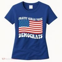Pretty Girls Vote Democrats Women's T-Shirt thumb 0
