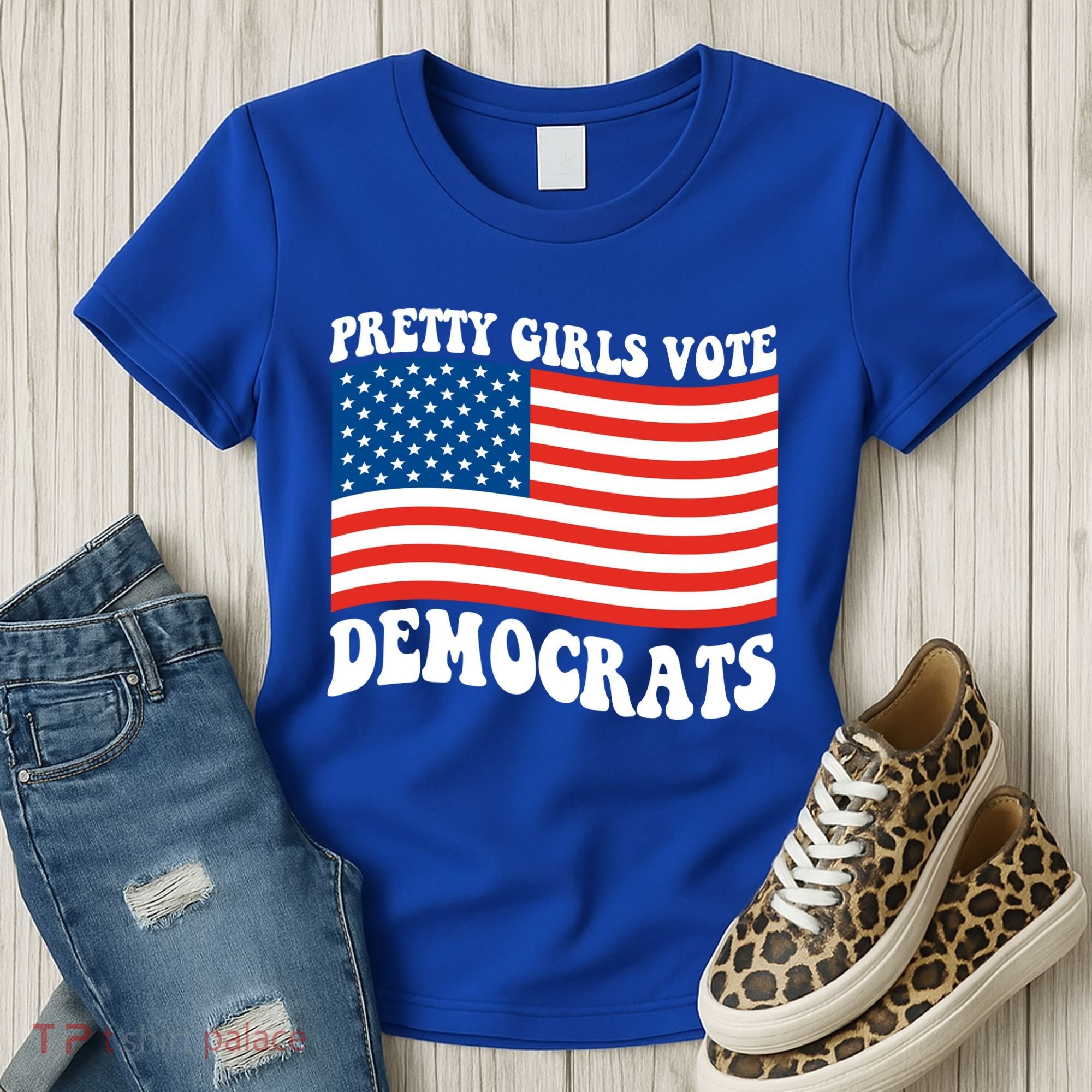 Pretty Girls Vote Democrats Women's T-Shirt