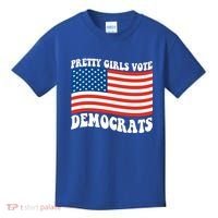 Pretty Girls Vote Democrats Kids T-Shirt thumb 0