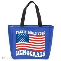 Pretty Girls Vote Democrats Tote Bag thumb 0