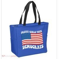 Pretty Girls Vote Democrats Tote Bag thumb 2
