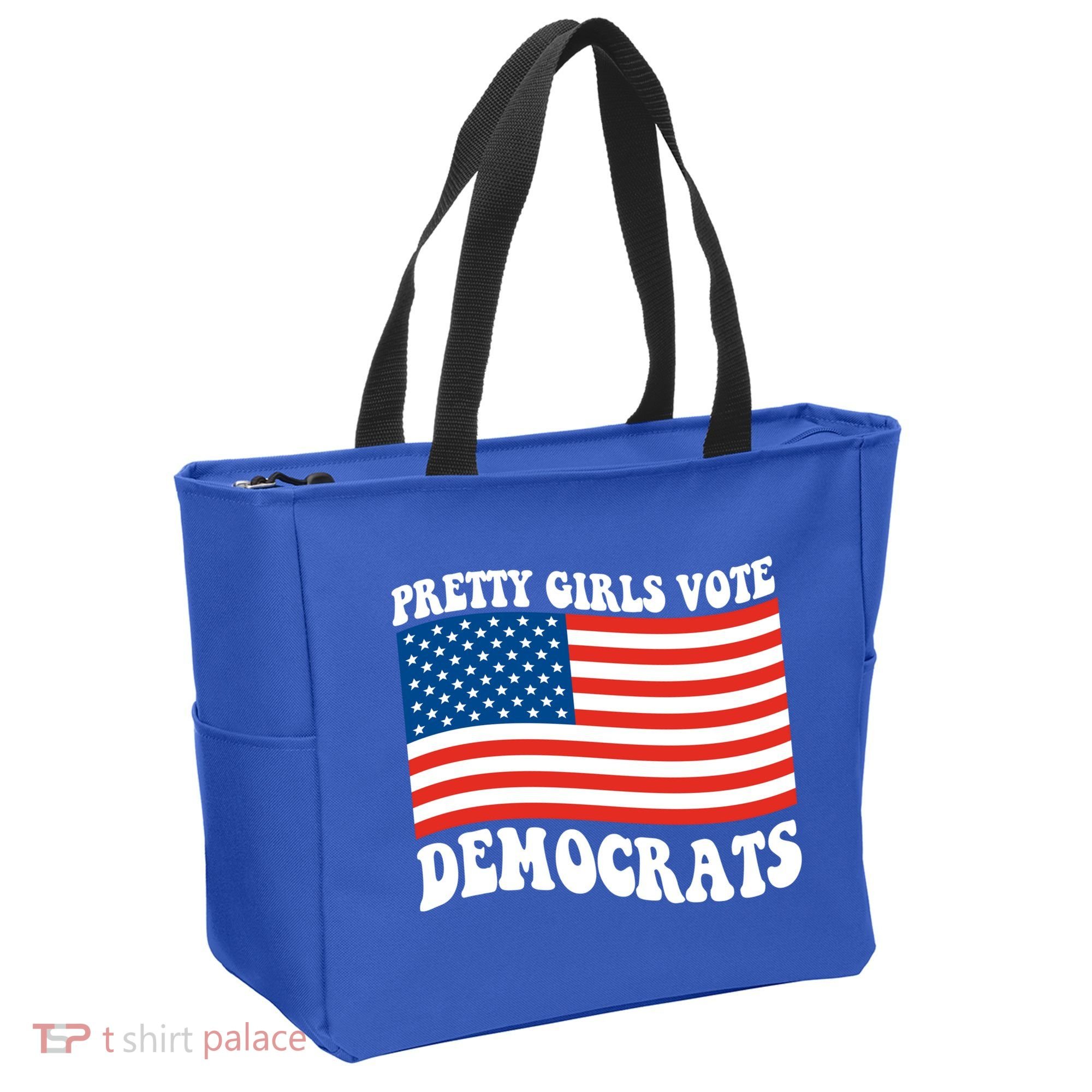 Pretty Girls Vote Democrats Tote Bag