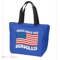 Pretty Girls Vote Democrats Tote Bag thumb 3