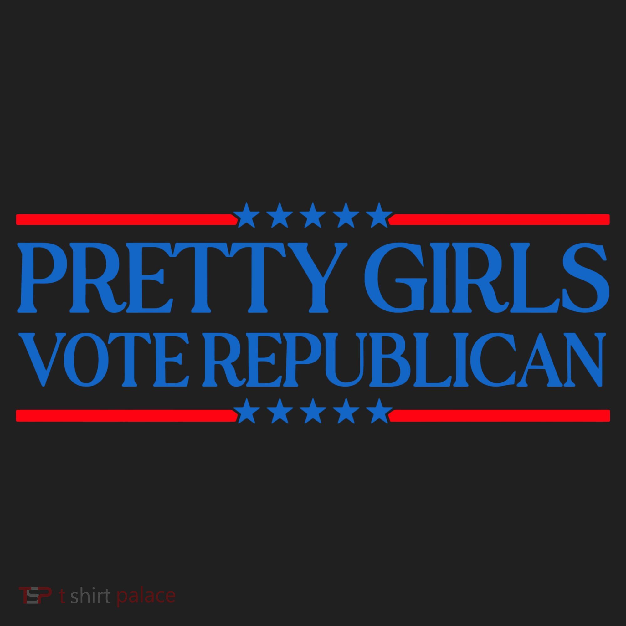 Pretty Girl Vote Republican Funny Saying Women's Sweatshirt