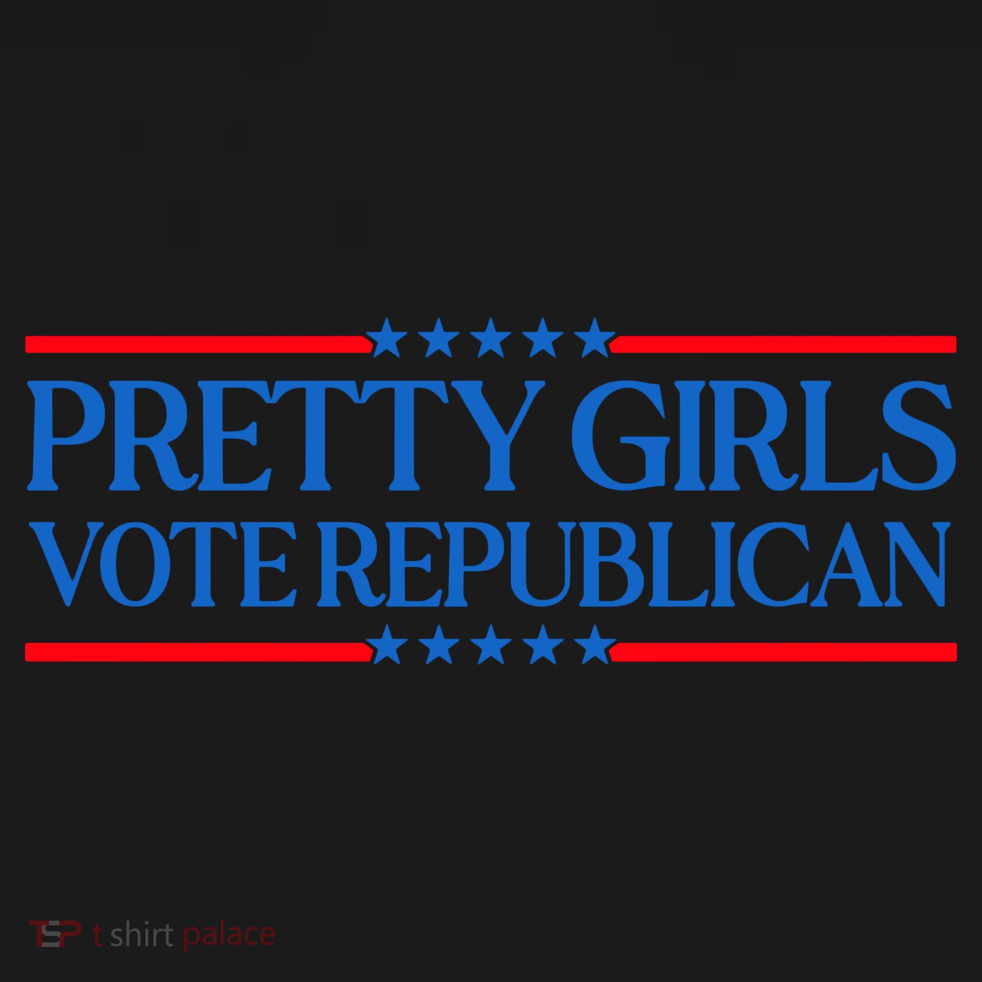 Pretty Girl Vote Republican Funny Saying Coaster