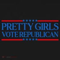 Pretty Girl Vote Republican Funny Saying Toddler Hoodie thumb 2