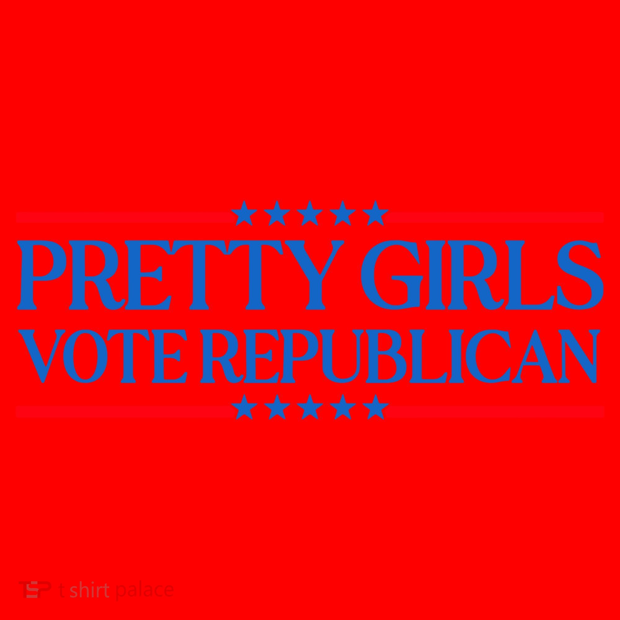 Pretty Girl Vote Republican Funny Saying Santa Hat
