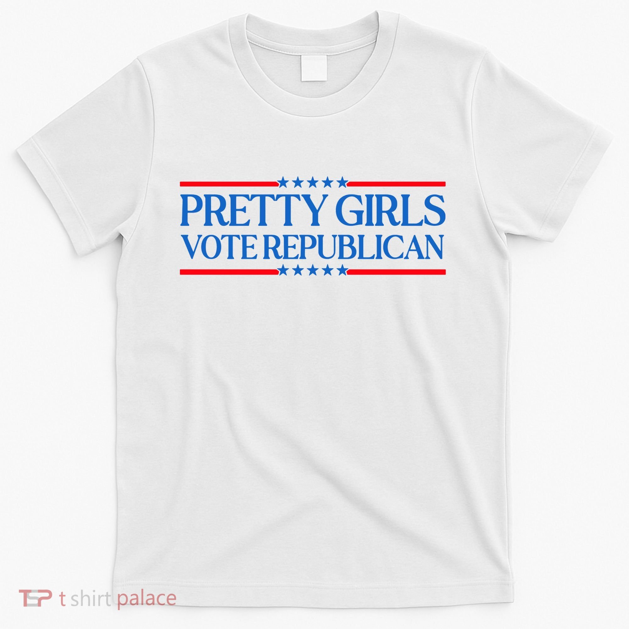 Pretty Girl Vote Republican Funny Saying T-Shirt