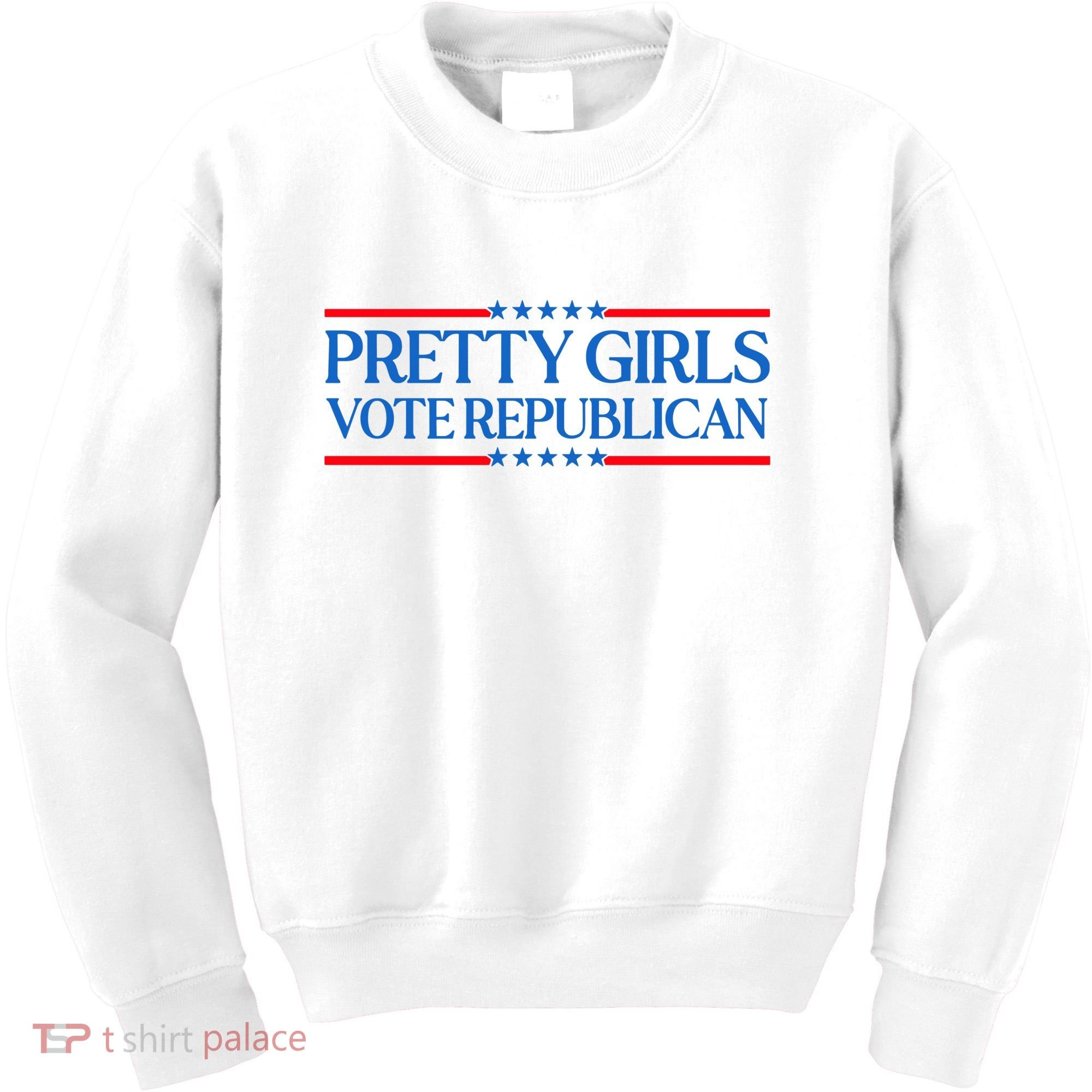 Pretty Girl Vote Republican Funny Saying Kids Sweatshirt