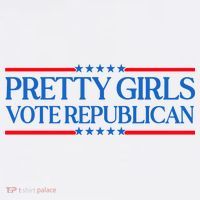 Pretty Girl Vote Republican Funny Saying Kids Sweatshirt thumb 2