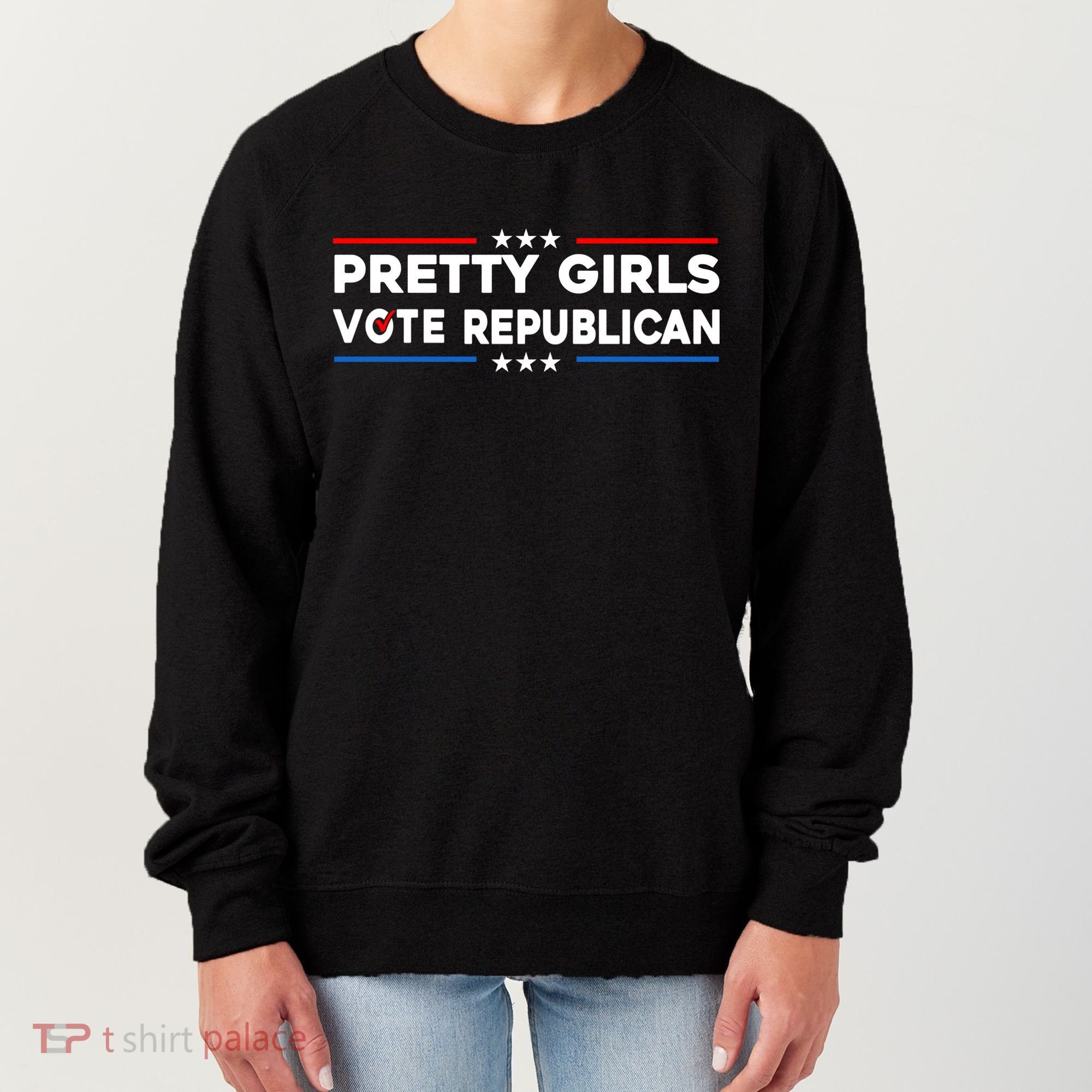 Pretty Girl Vote Republican Women's Sweatshirt