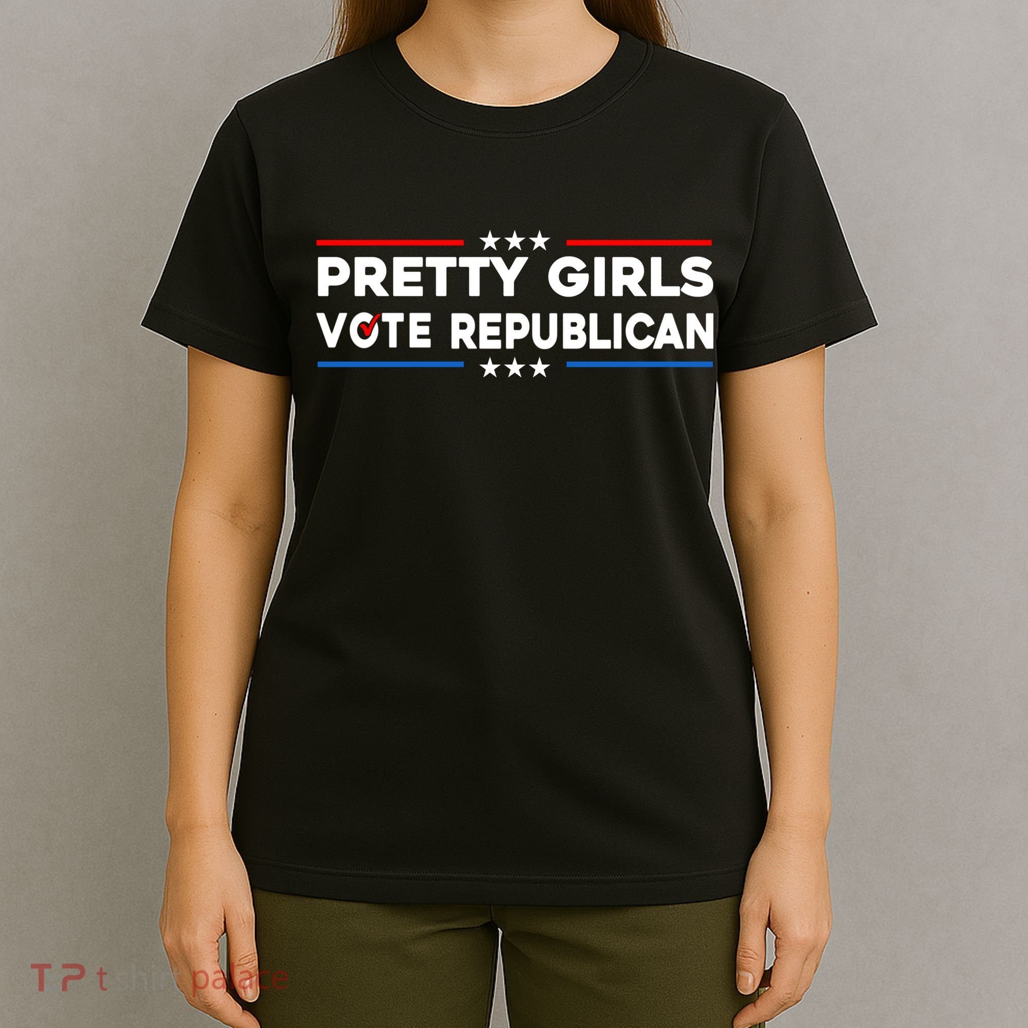 Pretty Girl Vote Republican T-Shirt