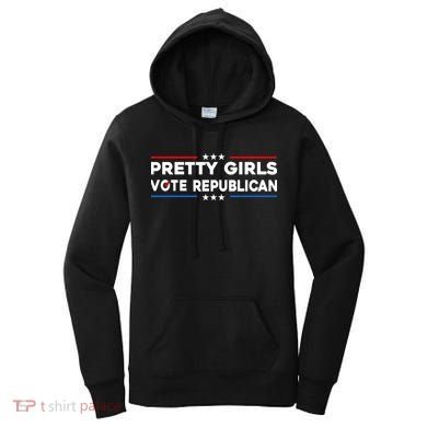 Pretty Girl Vote Republican Women's Hoodie