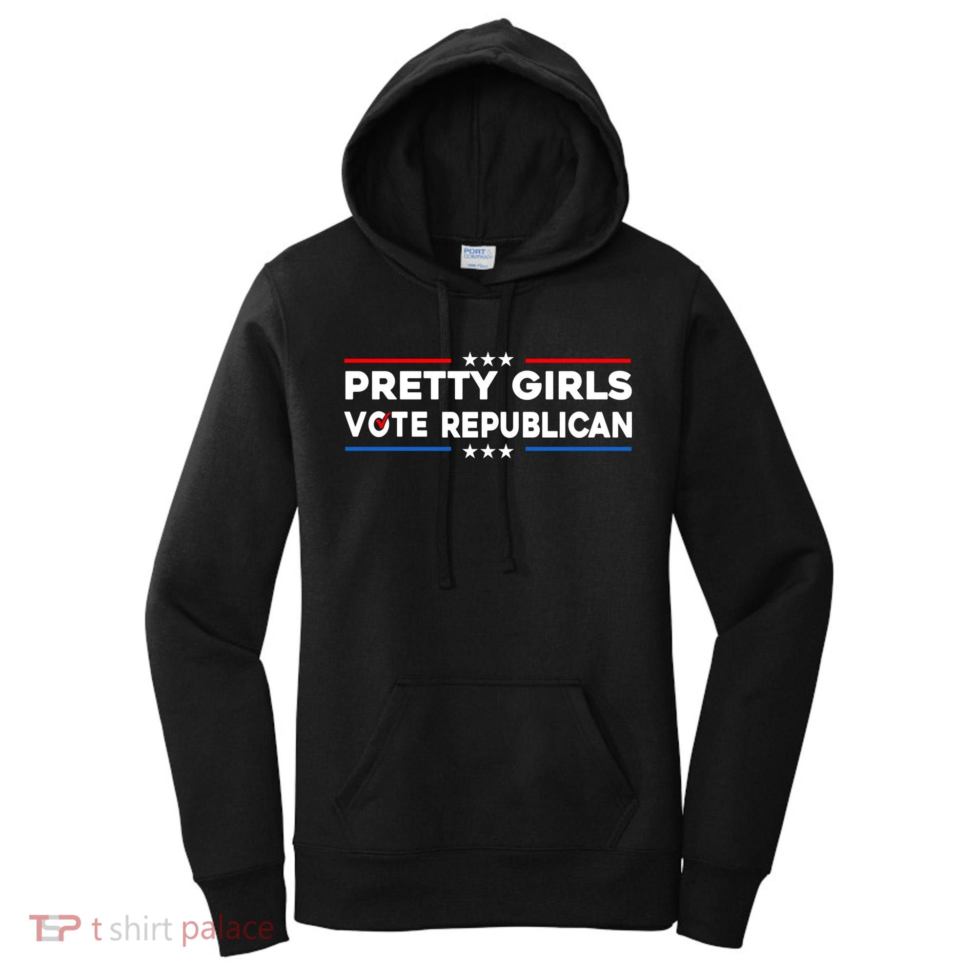Pretty Girl Vote Republican Women's Hoodie