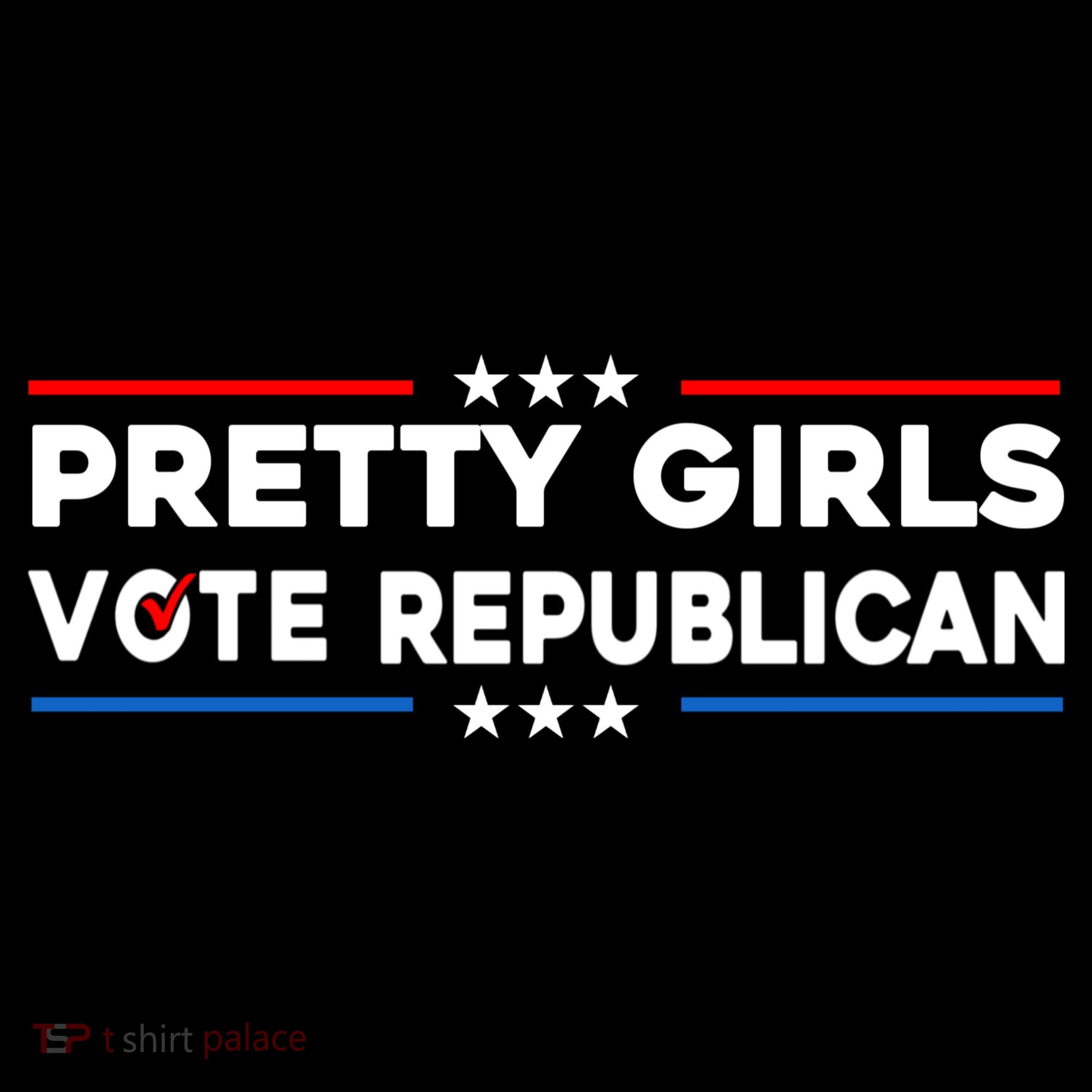 Pretty Girl Vote Republican Women's Hoodie