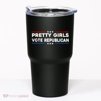 Pretty Girl Vote Republican Tumbler thumb 0