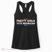 Pretty Girl Vote Republican Women's Tank Top thumb 0