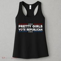 Pretty Girl Vote Republican Women's Tank Top thumb 3