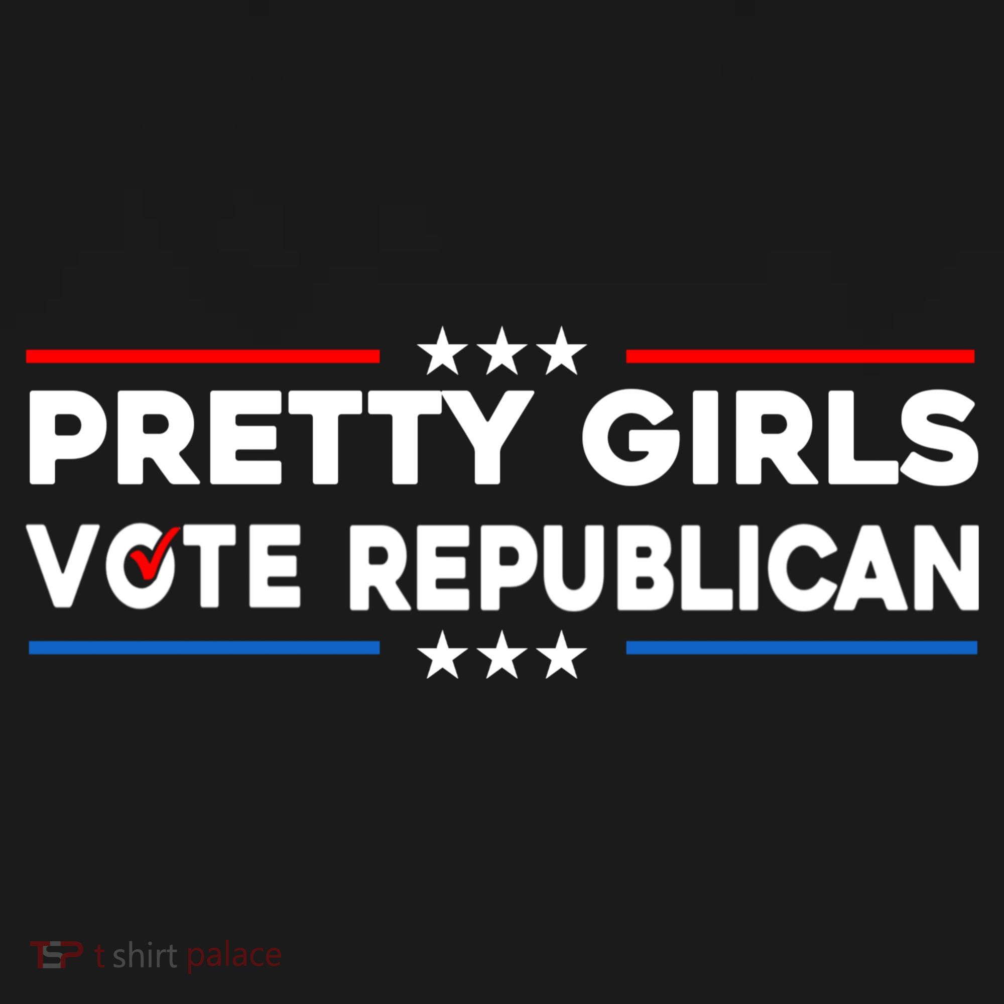 Pretty Girl Vote Republican Women's Tank Top