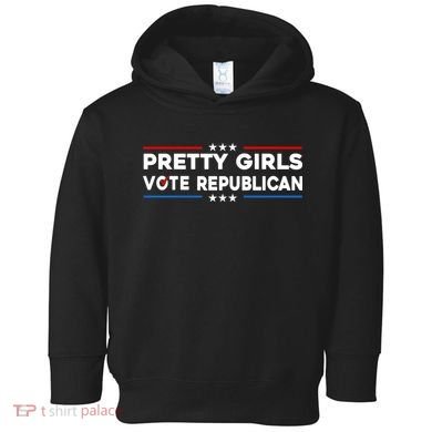 Pretty Girl Vote Republican Toddler Hoodie