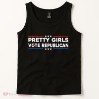 Pretty Girl Vote Republican Tank Top thumb 2
