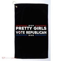 Pretty Girl Vote Republican Golf Towel thumb 0