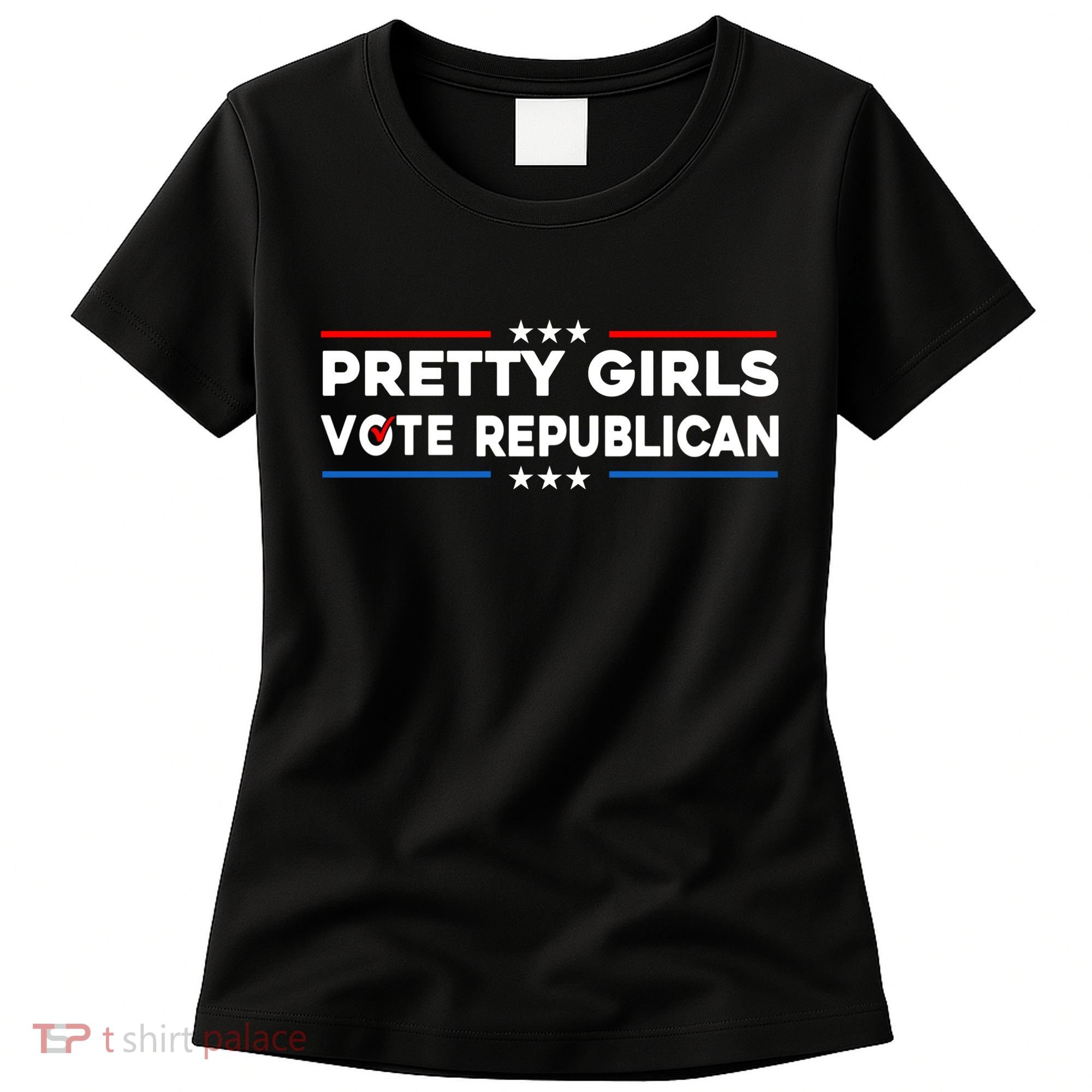 Pretty Girl Vote Republican Women's T-Shirt