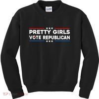 Pretty Girl Vote Republican Kids Sweatshirt thumb 0