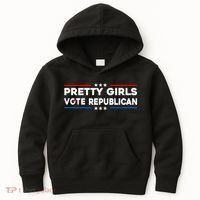 Pretty Girl Vote Republican Kids Hoodie thumb 0