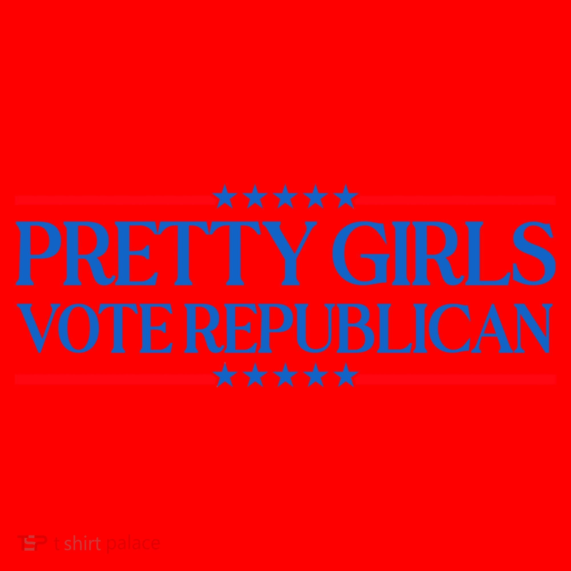 Pretty Girl Vote Republican Santa Hat