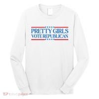 Pretty Girl Vote Republican Long Sleeve Shirt thumb 0