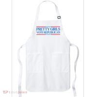 Pretty Girl Vote Republican Apron thumb 0