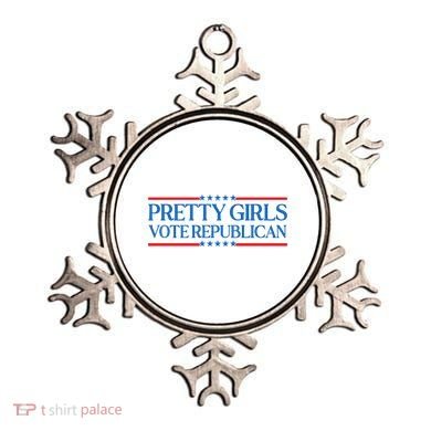 Pretty Girl Vote Republican Ornament