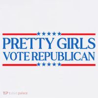 Pretty Girl Vote Republican Women's Tank Top thumb 5