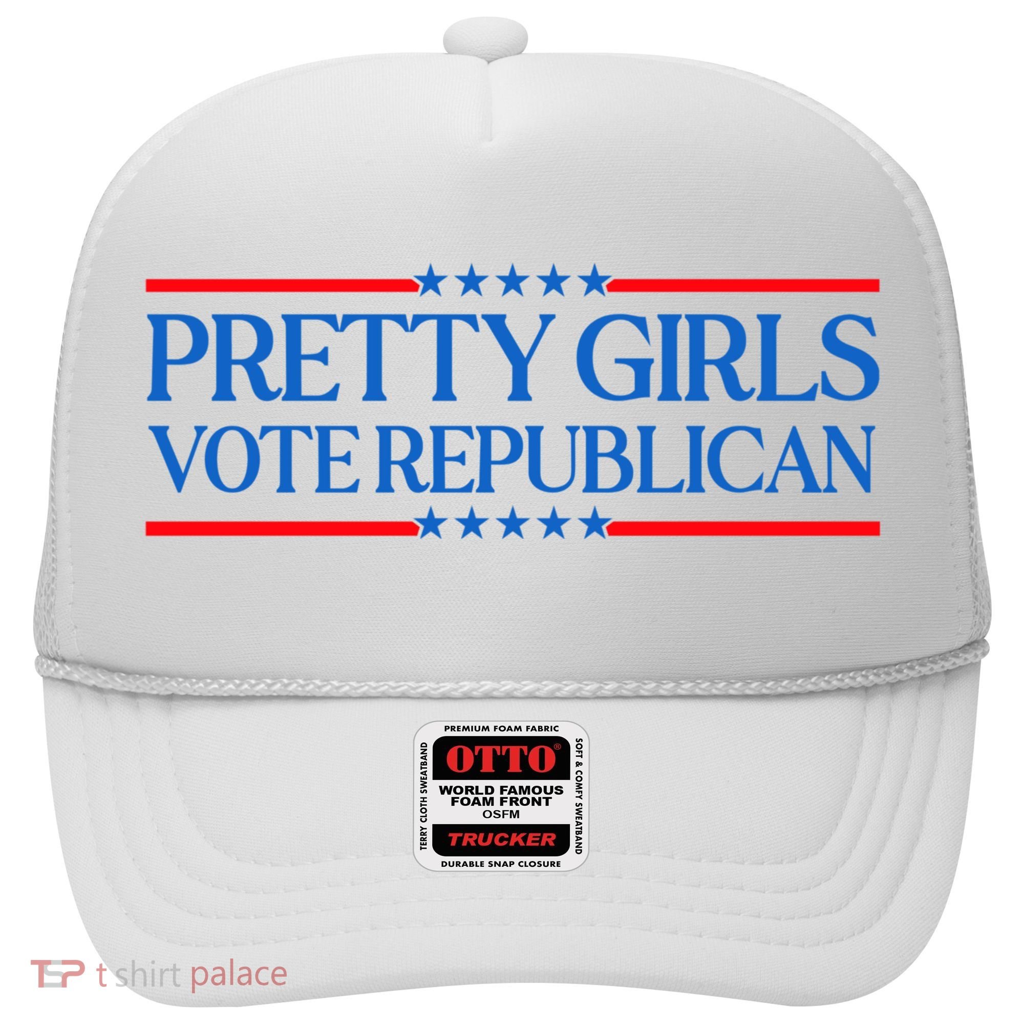 Pretty Girl Vote Republican Hat