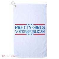 Pretty Girl Vote Republican Golf Towel thumb 0