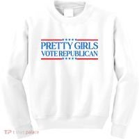 Pretty Girl Vote Republican Kids Sweatshirt thumb 0