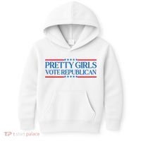 Pretty Girl Vote Republican Kids Hoodie thumb 0