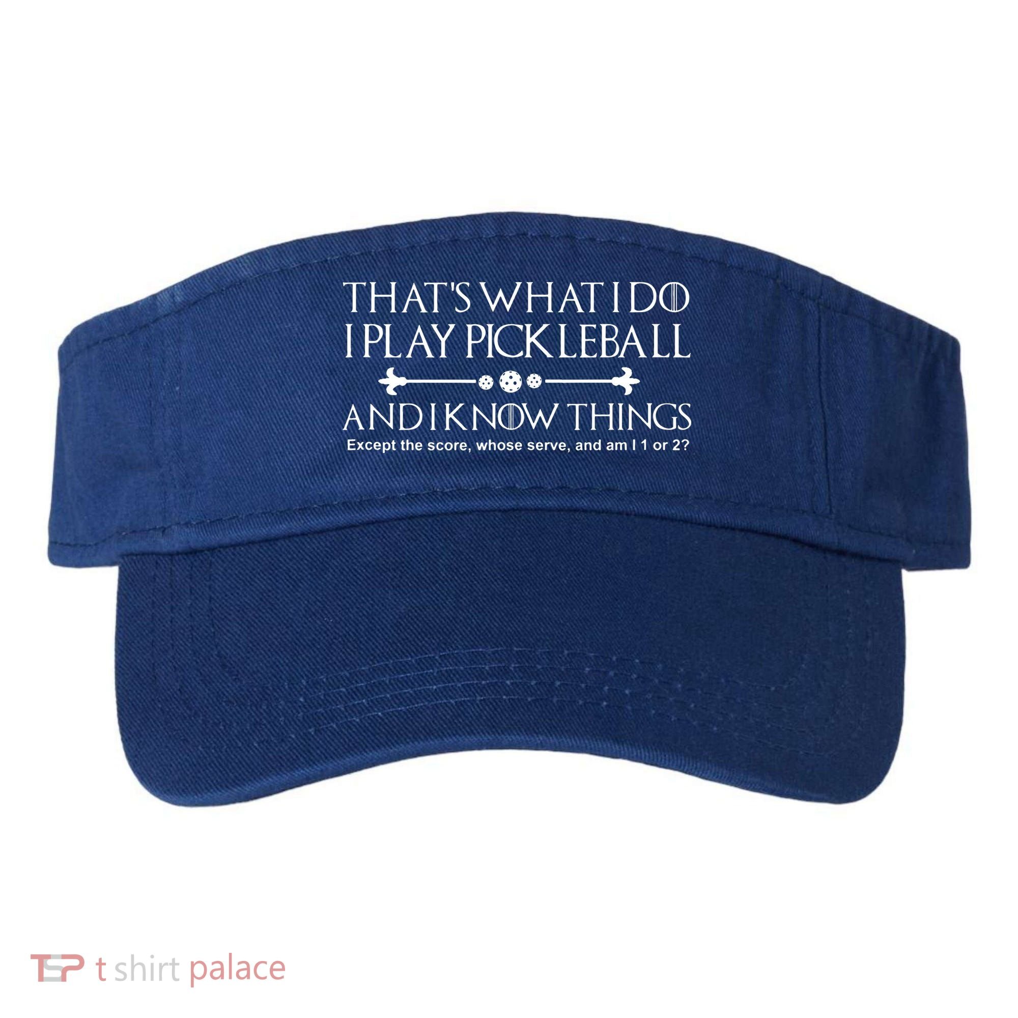 Pickleball Gear What I Do Except The Score Pickleballer Visor