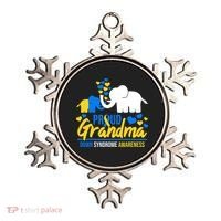 Proud Grandma World Down Syndrome Awareness Day Elephant T21 Ornament thumb 0