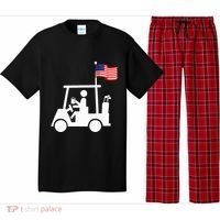 Patriotic Golf Wear Usa Strong Golf Cart Pajama Set thumb 0