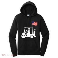 Patriotic Golf Wear Usa Strong Golf Cart Women's Hoodie thumb 0