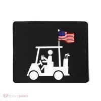 Patriotic Golf Wear Usa Strong Golf Cart Mousepad thumb 0
