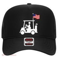 Patriotic Golf Wear Usa Strong Golf Cart Hat thumb 0